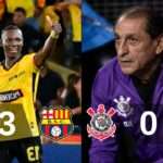 Ramón Díaz DT de Corinthians reconoció la superioridad de Barcelona SC