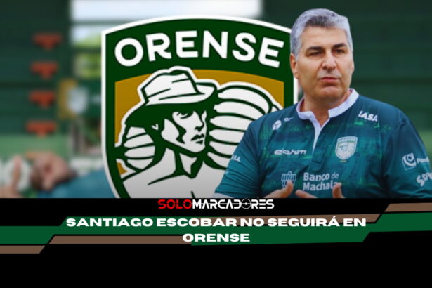 ¡Santiago Escobar deja Orense! El club ya busca a su reemplazo 1 Santiago Escobar deja Orense