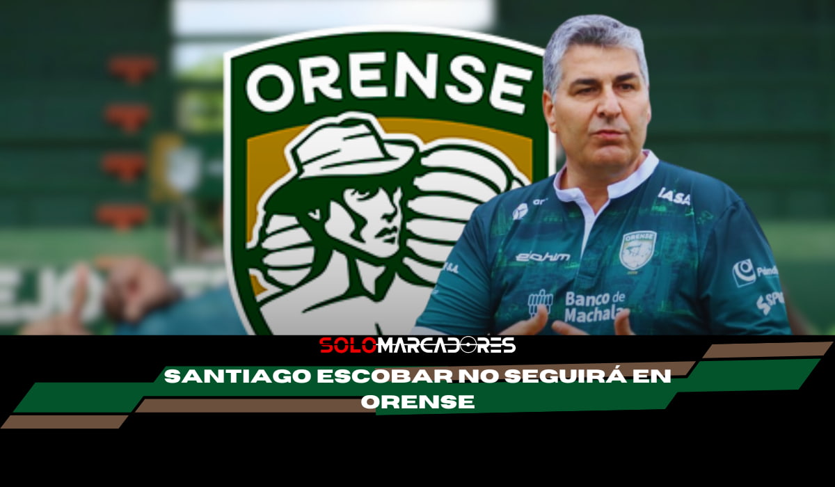 Santiago Escobar deja Orense