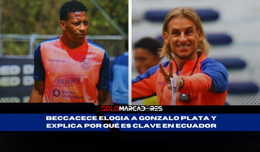 Sebastián Beccacece confiesa su debilidad por Gonzalo Plata y revela su impacto en la Tricolor