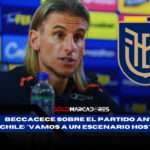 VIDEO |Sebastián Beccacece y el desafío de Ecuador ante Chile: "Vamos a un escenario hostil" 3 Sebastián Beccacece y el desafío de Ecuador ante Chile