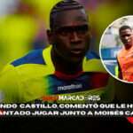 ¡Segundo Castillo y el jugador de La Tri con el que le hubiese gustado compartir cancha! 4 Segundo Castillo y el jugador de La Tri con el que le hubiese gustado compartir cancha