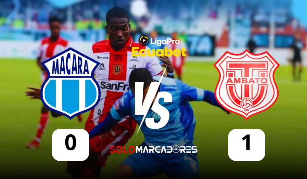 Técnico Universitario sorprendió a Macará y deja el fondo de la tabla