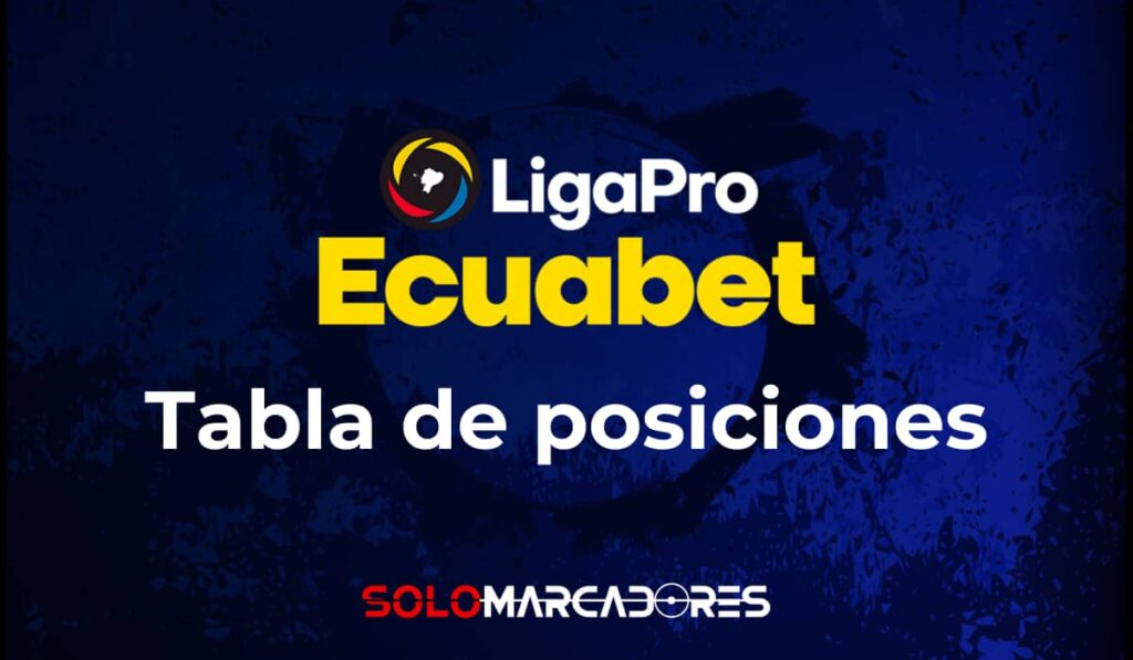 tabla de posiciones de la LigaPro 2025