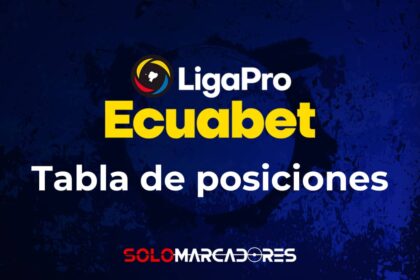 tabla de posiciones de la LigaPro 2025