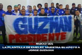 ¡Emelec se planta firme! La plantilla azul respalda a Jorge Guzmán en su lucha por la presidencia