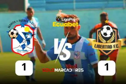 ¡Manta no pudo con Libertad! Un empate que sabe a poco en la LigaPro