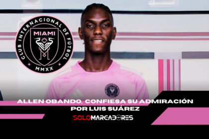 Allen Obando revela su admiración por Luis Suárez