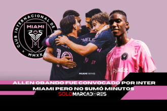 Allen Obando sigue esperando su momento en Inter Miami