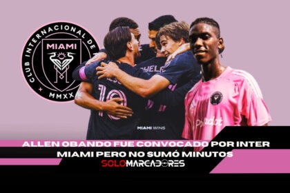 Allen Obando sigue esperando su momento en Inter Miami