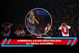 Arsenal deja al Real Madrid contra las cuerdas en Champions