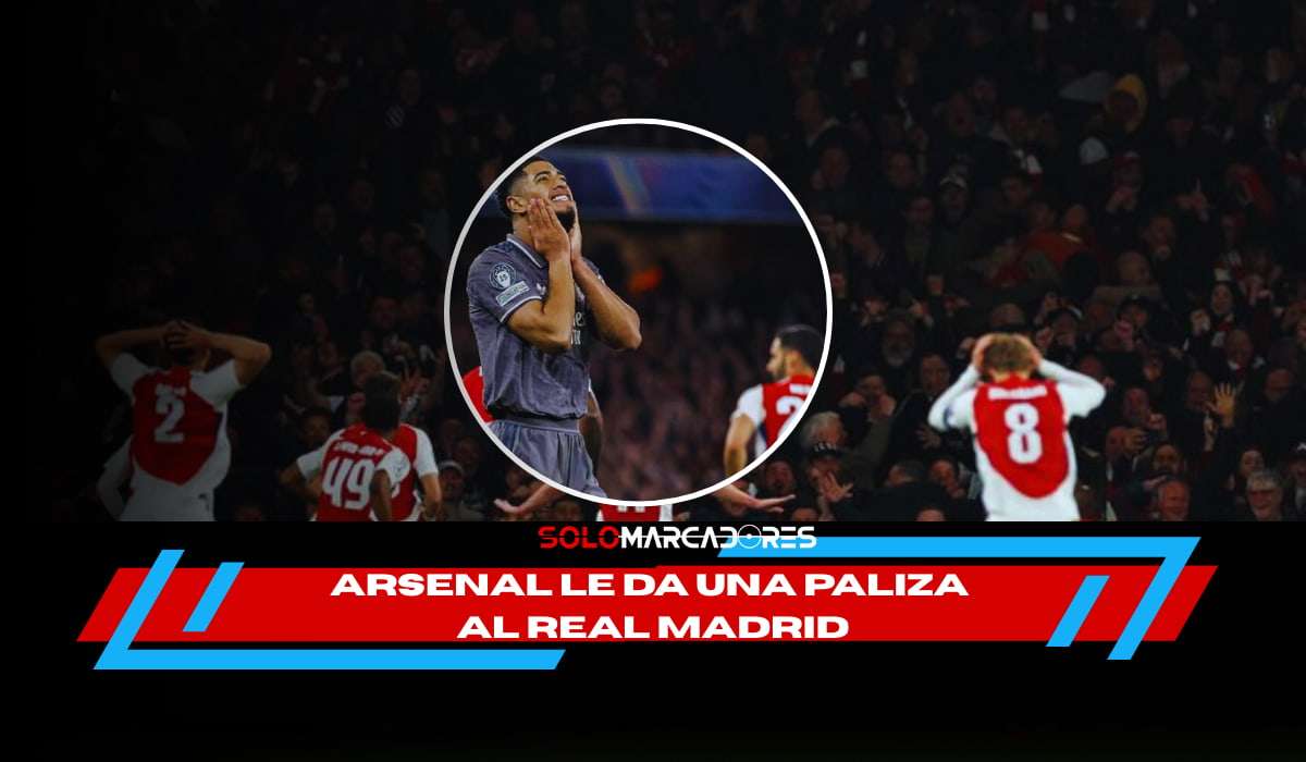 Arsenal deja al Real Madrid contra las cuerdas en Champions