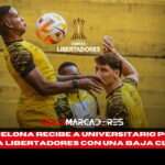 Barcelona SC va por el liderato en la Libertadores, pero hay una ausencia que preocupa 4 Barcelona SC va por el liderato en la Libertadores