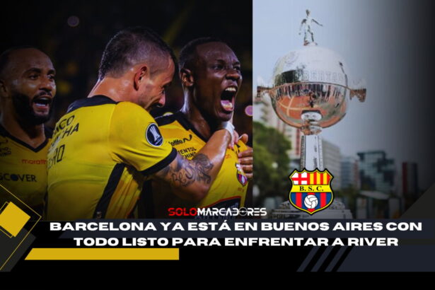 Barcelona SC ya está en Buenos Aires
