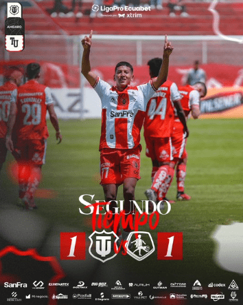 Técnico Universitario no supo aprovechar la ventaja y dejó escapar dos puntos ante Mushuc Runa 23 Técnico Universitario no supo aprovechar la ventaja y dejó escapar dos puntos ante Mushuc Runa
