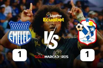 Cristian Alemán le roba el triunfo a Emelec