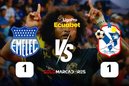 Cristian Alemán le roba el triunfo a Emelec