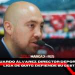 Eduardo Álvarez rompe el silencio