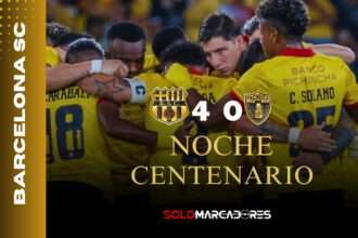 El Barcelona SC brilló en su noche más especial