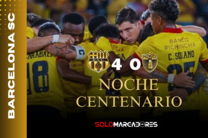 El Barcelona SC brilló en su noche más especial