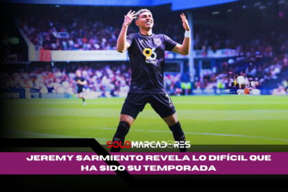 Jeremy Sarmiento tras su doblete con el Burnley