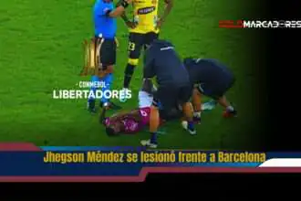 Jhegson Méndez se lesiona y enciende las alertas