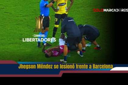 Jhegson Méndez se lesiona y enciende las alertas