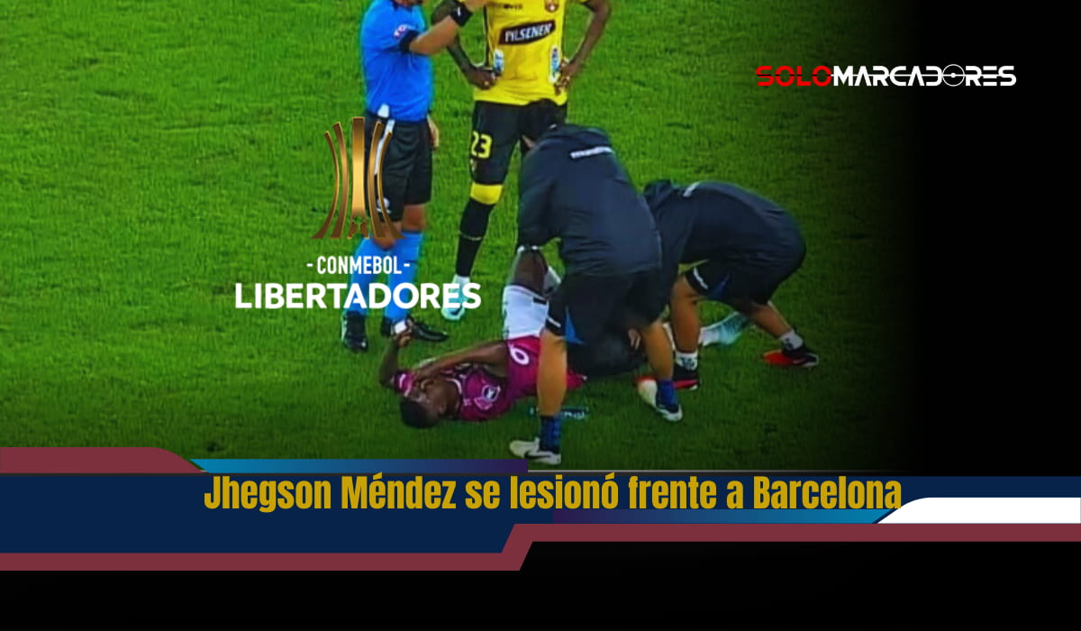 Jhegson Méndez se lesiona y enciende las alertas