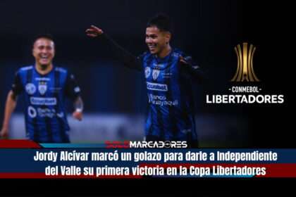 Jordy Alcívar le da vida a IDV en la Libertadores