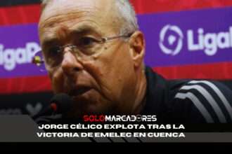 Jorge Célico lanza dardos tras el triunfo de Emelec en Cuenca