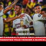 ¿Indirecta a Segundo Castillo? José Carabalí no se guarda nada tras vencer a Barcelona SC 4 José Carabalí no se guarda nada tras vencer a Barcelona SC