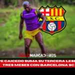 ¿Felipao en Problemas? La tercera lesión de Felipe Caicedo en 3 meses enciende las alarmas en Barcelona SC 3 La tercera lesión de Felipe Caicedo en 3 meses enciende las alarmas en Barcelona SC
