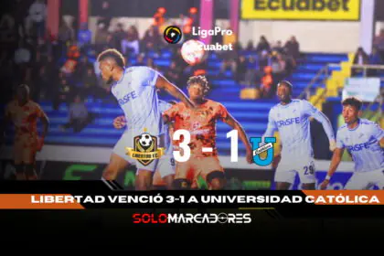 Libertad se impone a Universidad Católica y escala en la tabla