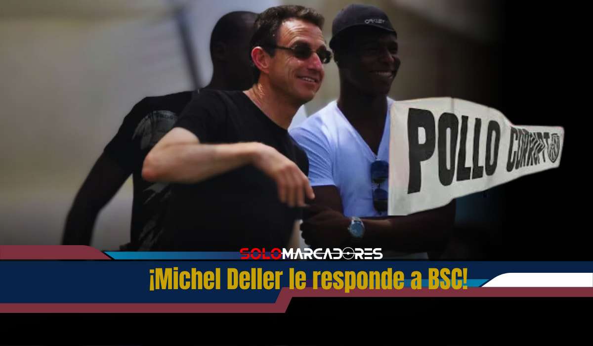 Michel Deller RESPONDE a Barcelona SC y promete una pancarta más grande