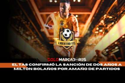 Milton Bolaños no podrá jugar hasta 2026 tras escándalo de amaño
