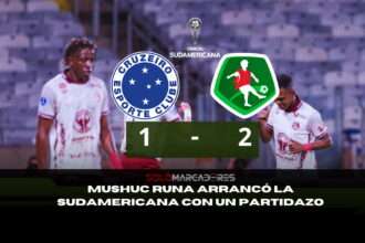 Mushuc Runa le dio un golpe al gigante y sacudió la Sudamericana en Brasil