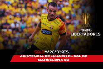 Octavio Rivero y una asistencia de lujo en el gol de Barcelona SC