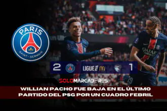 PSG ganó sin Willian Pacho