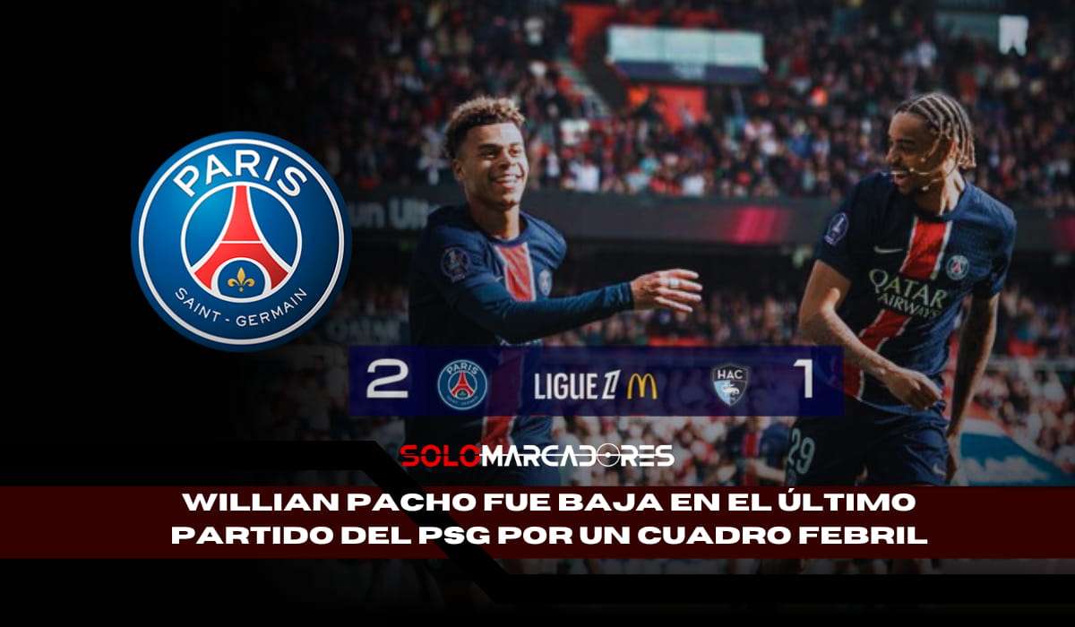 PSG ganó sin Willian Pacho