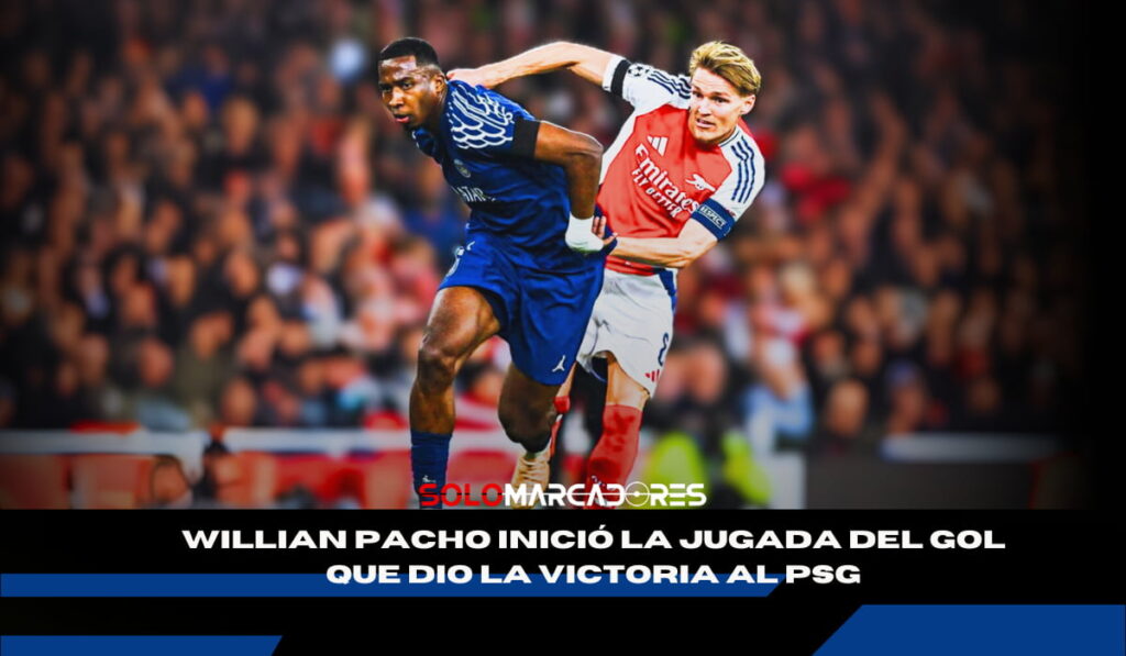¿Será el primer campeón ecuatoriano? La potente declaración de Willian Pacho tras vencer al Arsenal en Champions 1 Willian Pacho deslumbra en Londres
