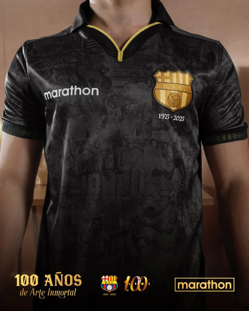 ¡Así se viste la historia! Barcelona SC lanza camisetas conmemorativas por sus 100 años de grandeza 2 ¡Así se viste la historia! Barcelona SC lanza camisetas conmemorativas por sus 100 años de grandeza