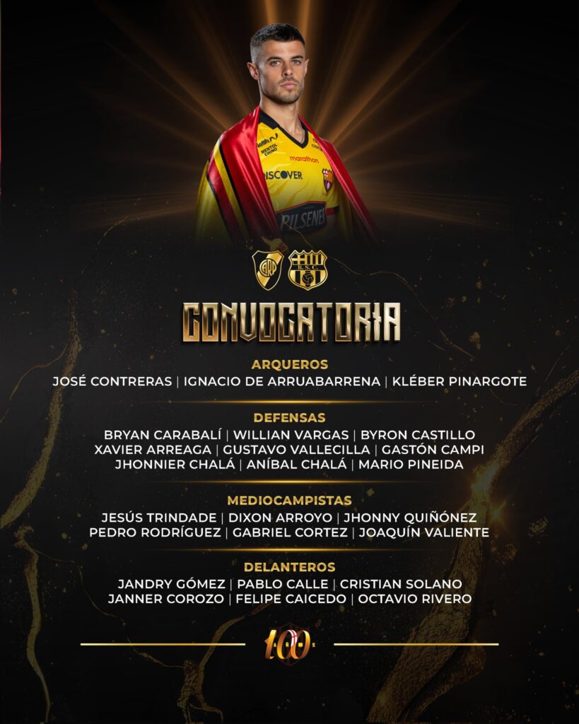 Posible Alineación: Barcelona va con todo ante River Plate: ¿Será esta la noche histórica del fútbol ecuatoriano? 2 Posible Alineación: Barcelona va con todo ante River Plate: ¿Será esta la noche histórica del fútbol ecuatoriano?