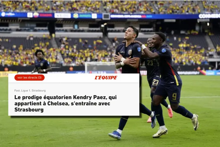 Kendry Páez ya deja huella en Europa: el "ecuatoriano prodigio"