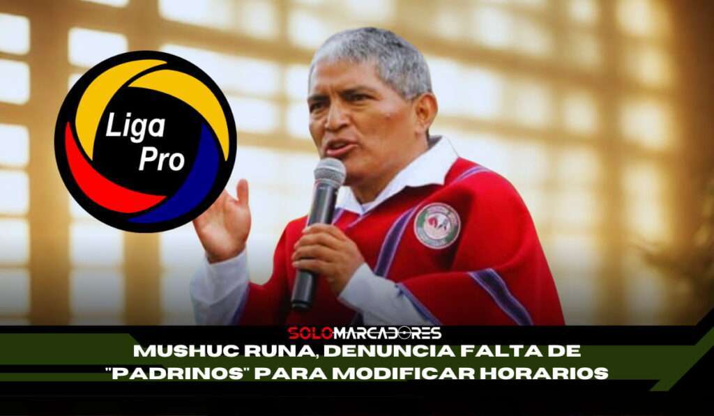 Luis Alfonso Chango le lanza un mensaje directo a Beccacece: ¿Y los talentos de otros equipos? 24 ¡Luis Alfonso Chango se defiende! Denuncia obstáculos para Mushuc Runa