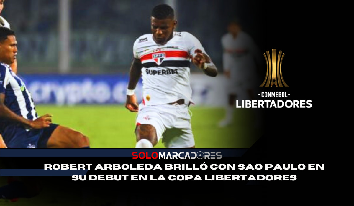 ¡Robert Arboleda fue un muro! Sao Paulo debuta con triunfo en la Libertadores
