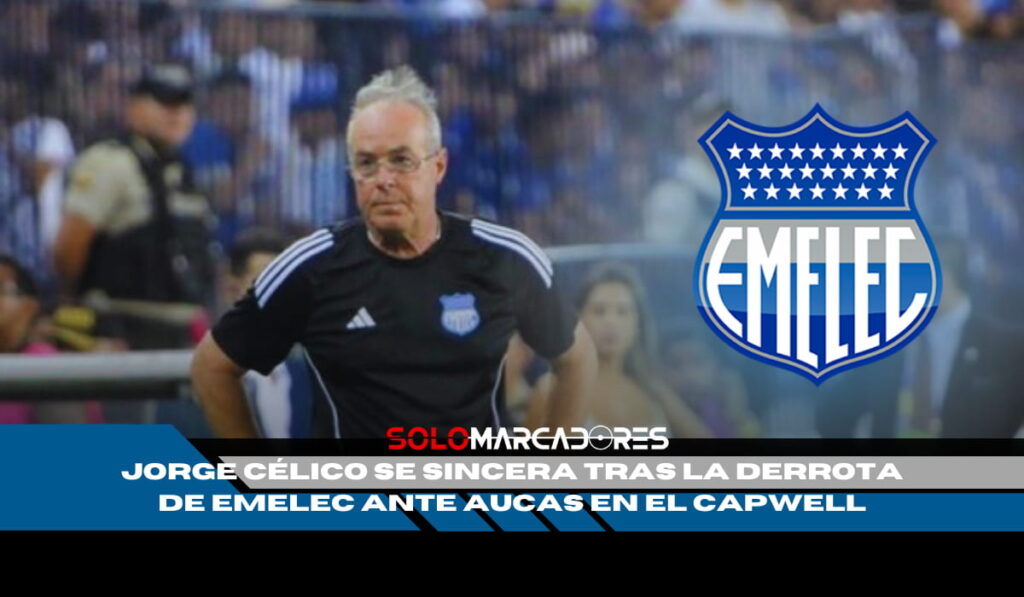 ¿Qué le pasa a Emelec en el Capwell? Jorge Célico habla sin rodeos