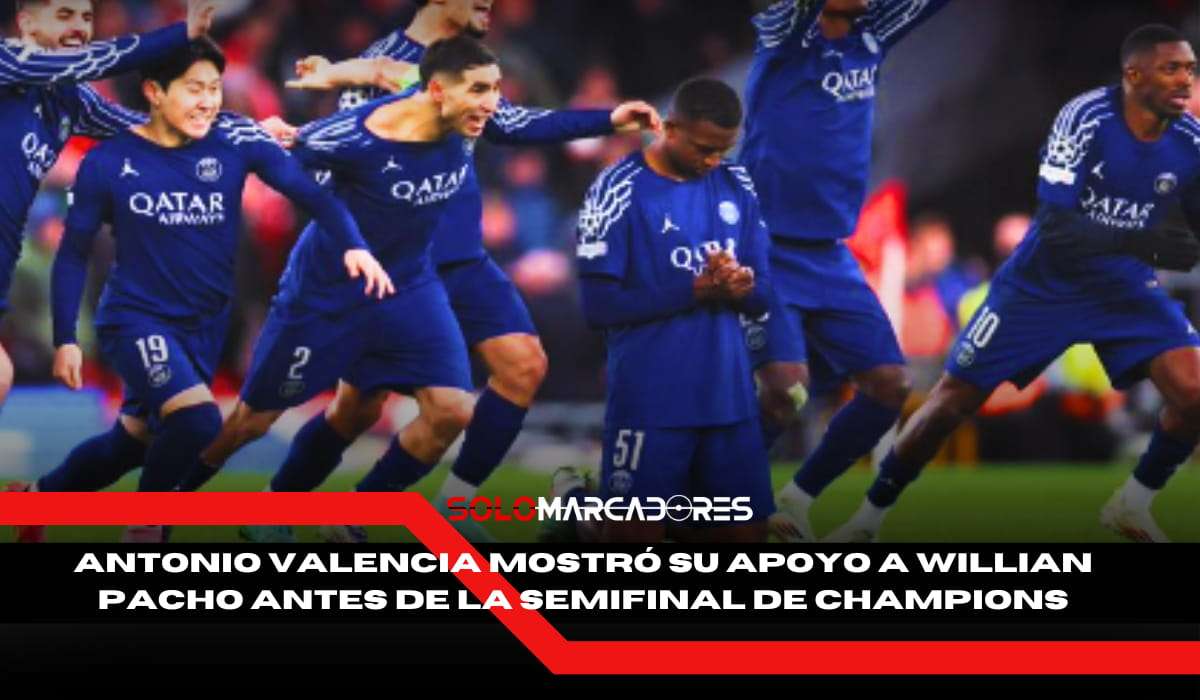 ¿Final con sabor ecuatoriano? Antonio Valencia le dejó un mensaje a Willian Pacho 7 Antonio Valencia le dejó un mensaje a Willian Pacho