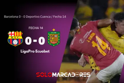 Barcelona SC tropieza en casa y pierde el liderato