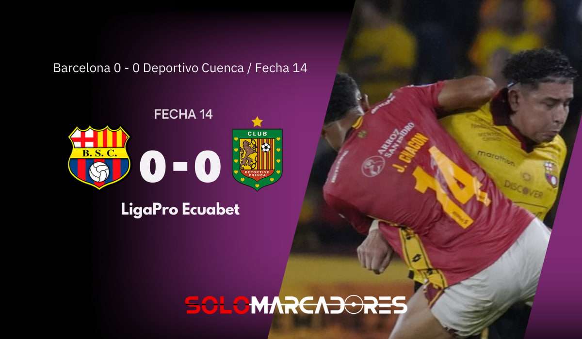 Barcelona SC tropieza en casa y pierde el liderato