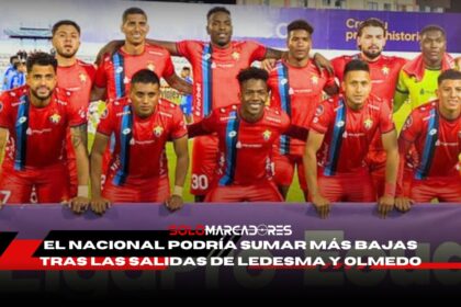 Cuatro jugadores de El Nacional suenan para salir tras Ledesma y Olmedo